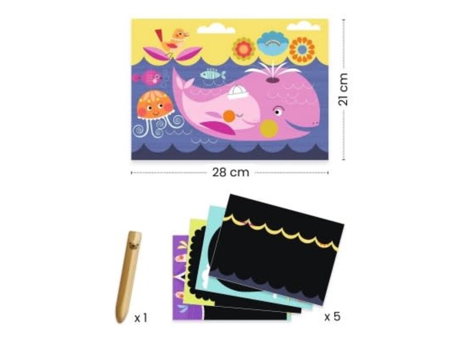 Scratch cards for little ones - It's fun to discover