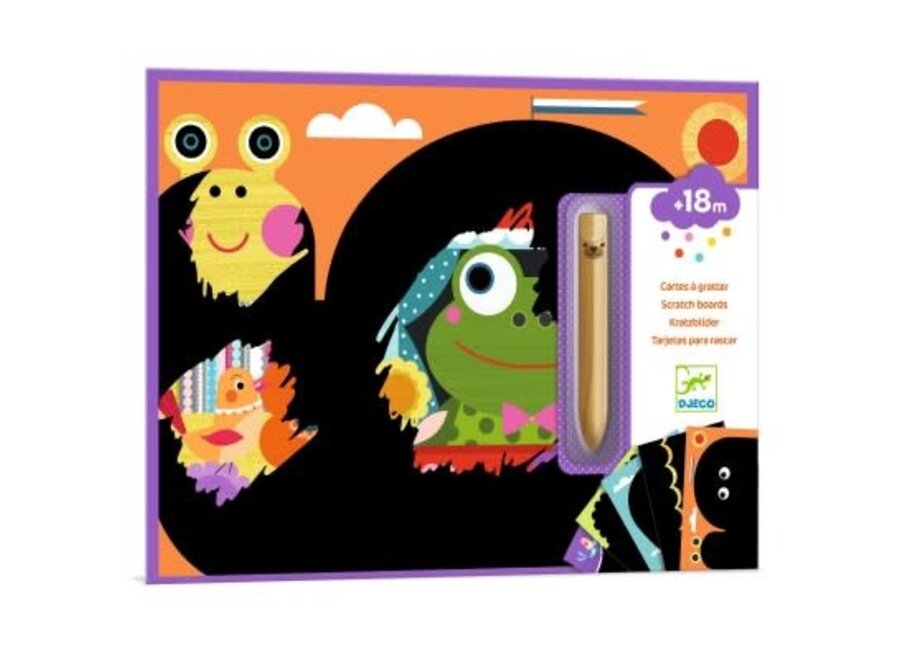Scratch cards for little ones - It's fun to discover