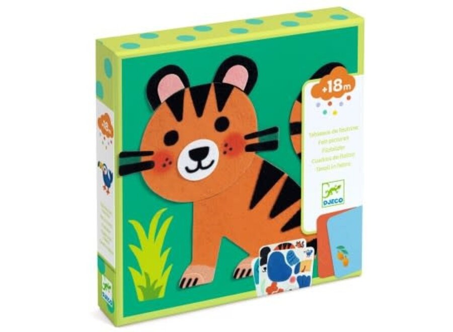 Felt collage - Soft animals