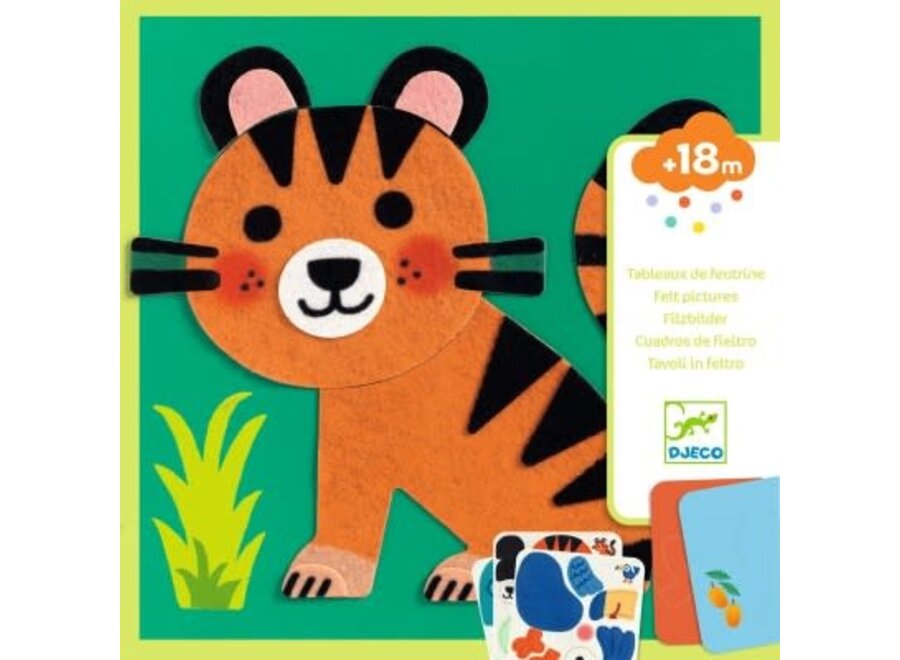Felt collage - Soft animals