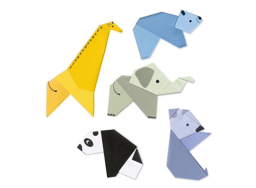 My first paper foldings - Animals
