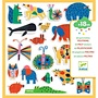 60 vilten stickers - Dieren