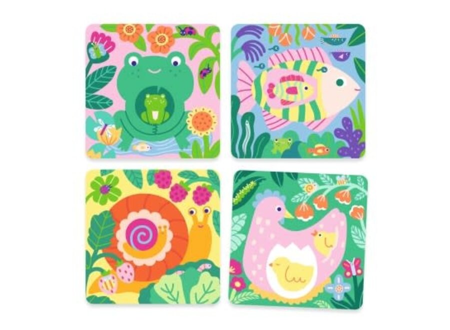 Magische kleuren - Peekaboo! babydieren