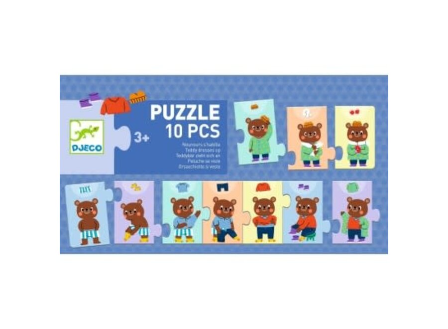 Puzzel trio - Teddy dresses