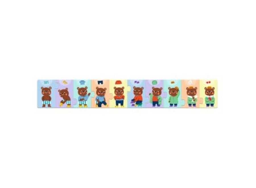 Puzzel trio - Teddy dresses