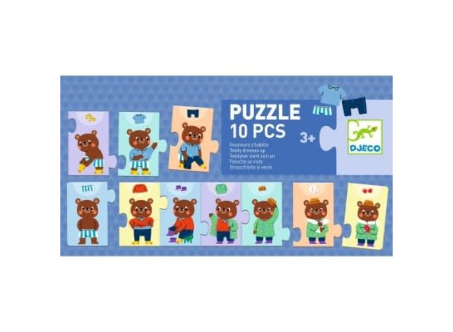 Puzzel trio - Teddy dresses