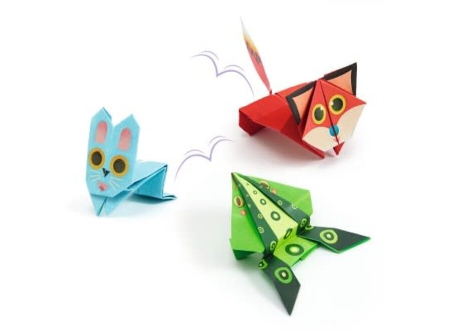 Origami - Jumping animals