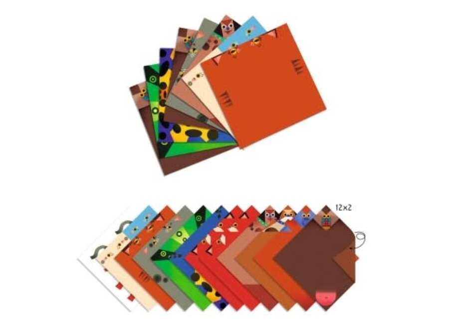 Origami - Jumping animals
