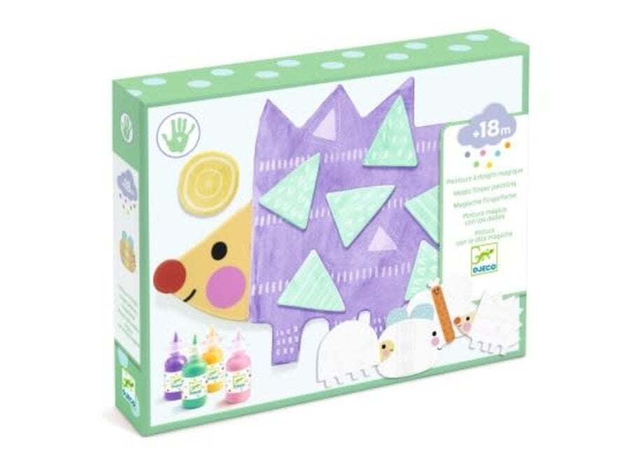 Magic finger painting - Small forms