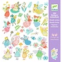 Textured stickers - Sparkly fairies