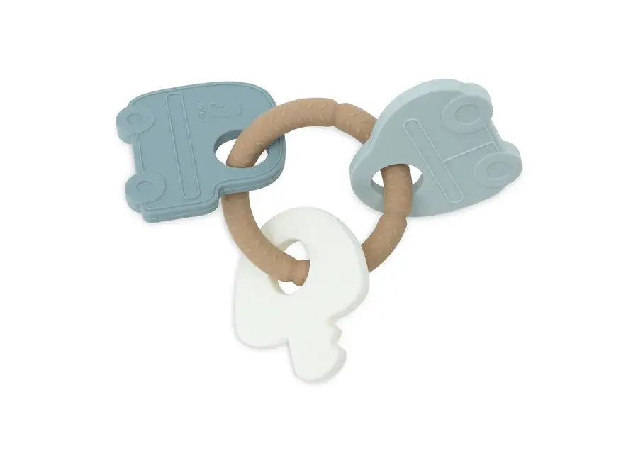 Silicone bijtring sleutelbos - On the go