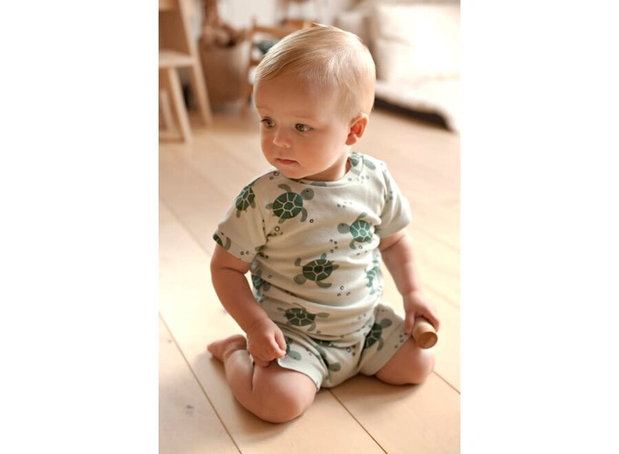 Baby pyjama mint - Timmy turtle