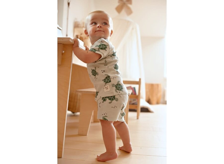Baby pyjama mint - Timmy turtle