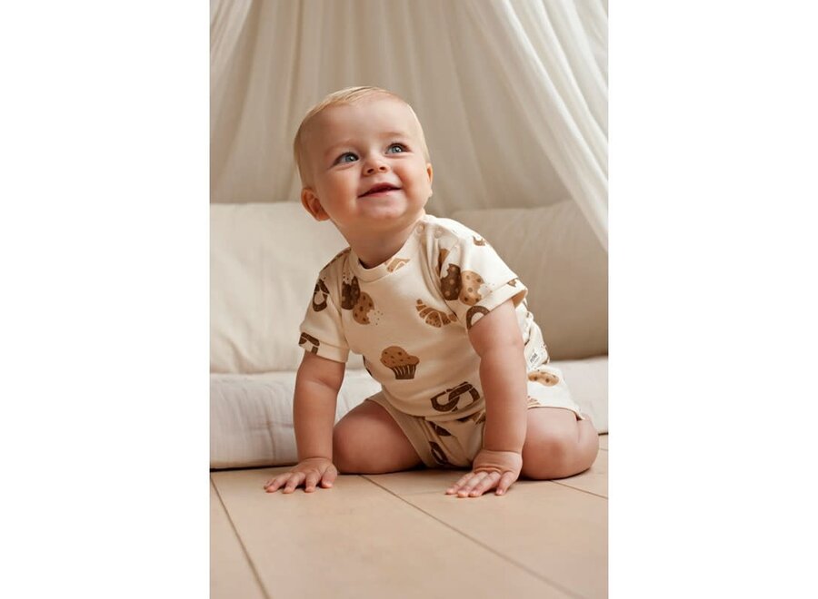 Baby pyama off white - Cosy crumbs