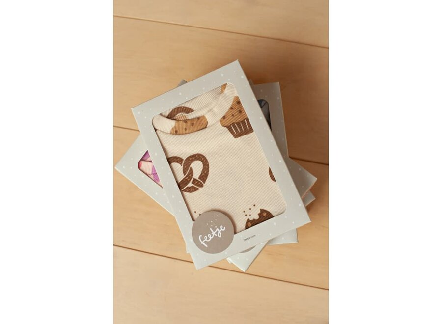 Baby pyama off white - Cosy crumbs