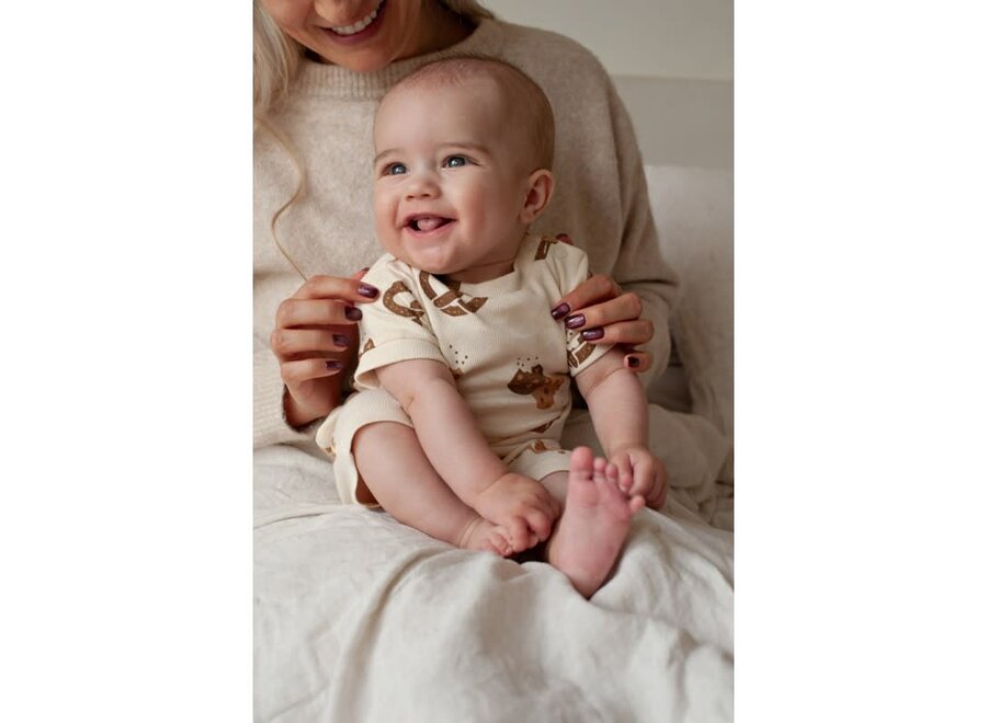 Baby pyama off white - Cosy crumbs