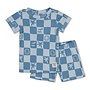 Pyama blauw - Chase check