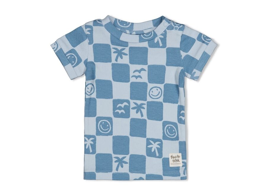 Pyama blauw - Chase check