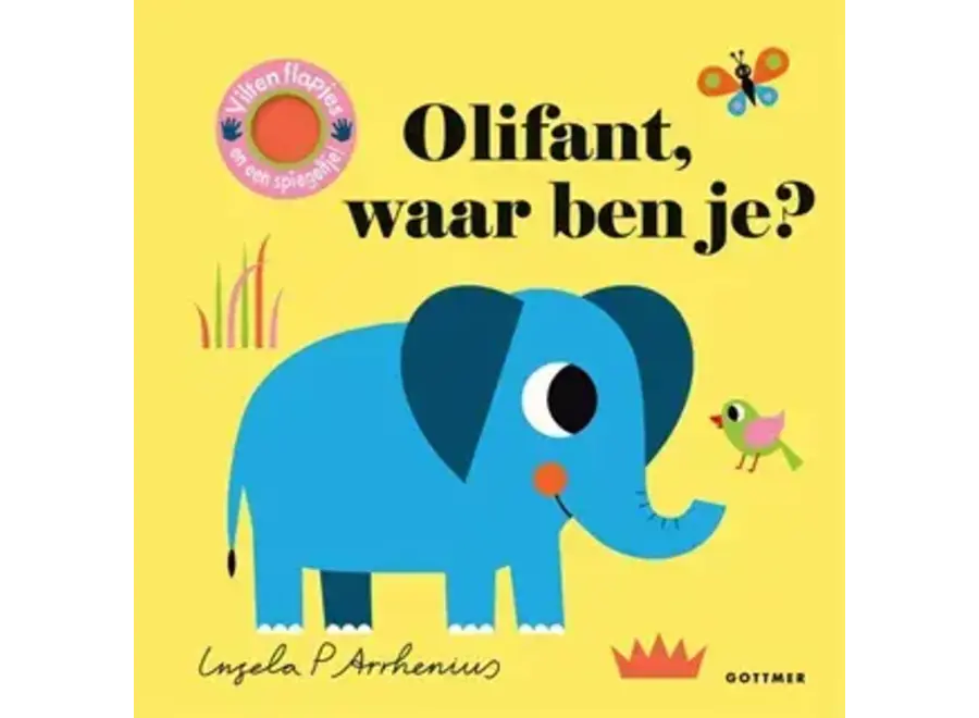 Kartonboekje - Olifant, waar ben je?