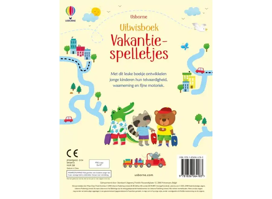Uitwisboek - Vakantiespelletjes
