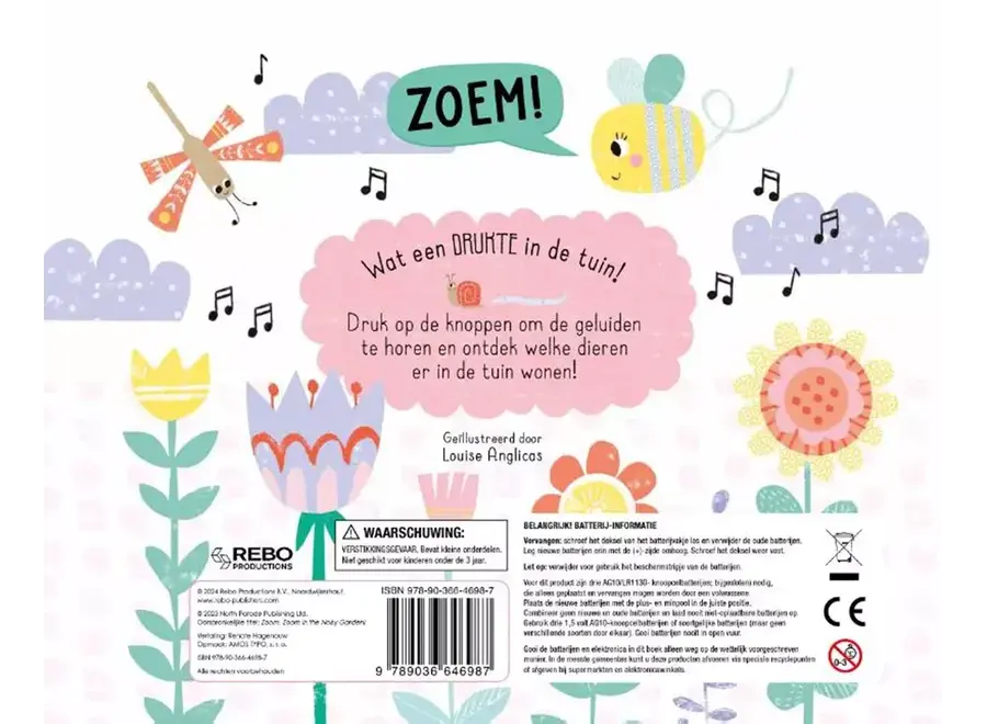 Geluidenboek - Luister mee in de tuin (2+)