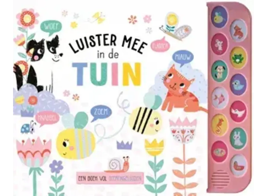 Geluidenboek - Luister mee in de tuin (2+)