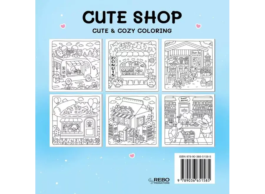 Cute & Cozy colouring - Cute shop