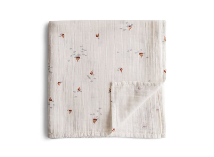 Swaddle muslin - Boats