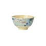 Small melamine bowl - soft blue - Dogs in space