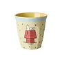 Melamine cup - Cream - Snoopy print