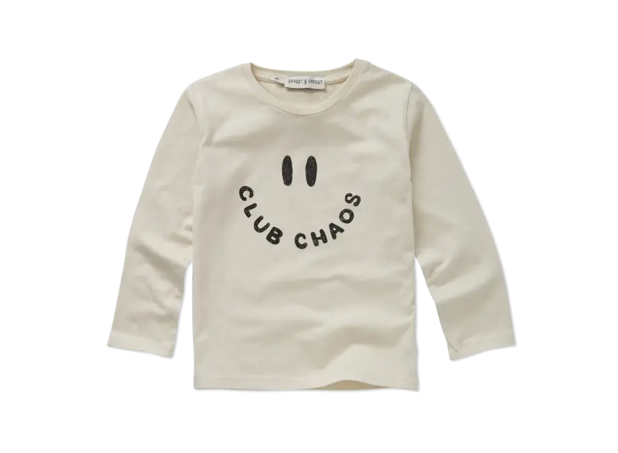 LS T-shirt Club chaos - Ivory