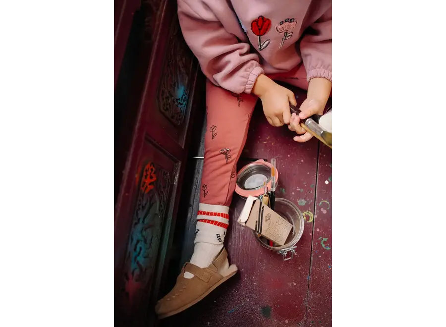 Boxy girls sweatshirt Bows - Painters blush