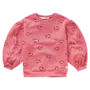 Sweatshirt Club choas print - Pink