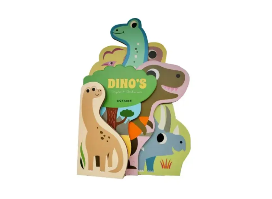 3D kartonboekje - Dino's