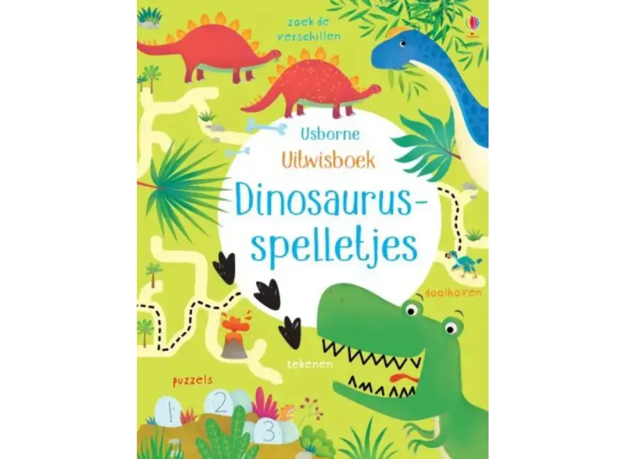 Uitwisboek - Dinosaurusspelletjes
