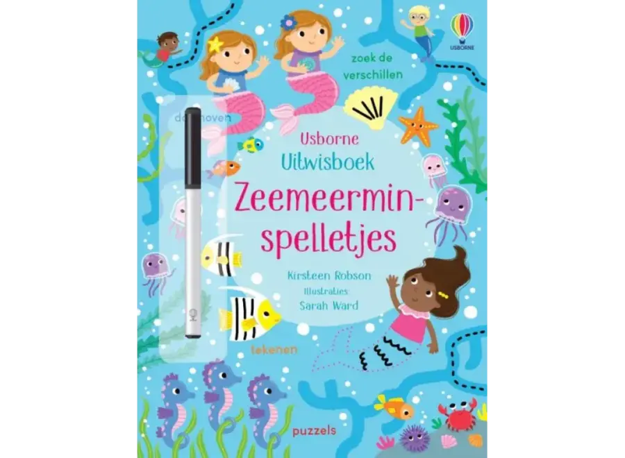 Uitwisboek - Zeemeerminspelletjes