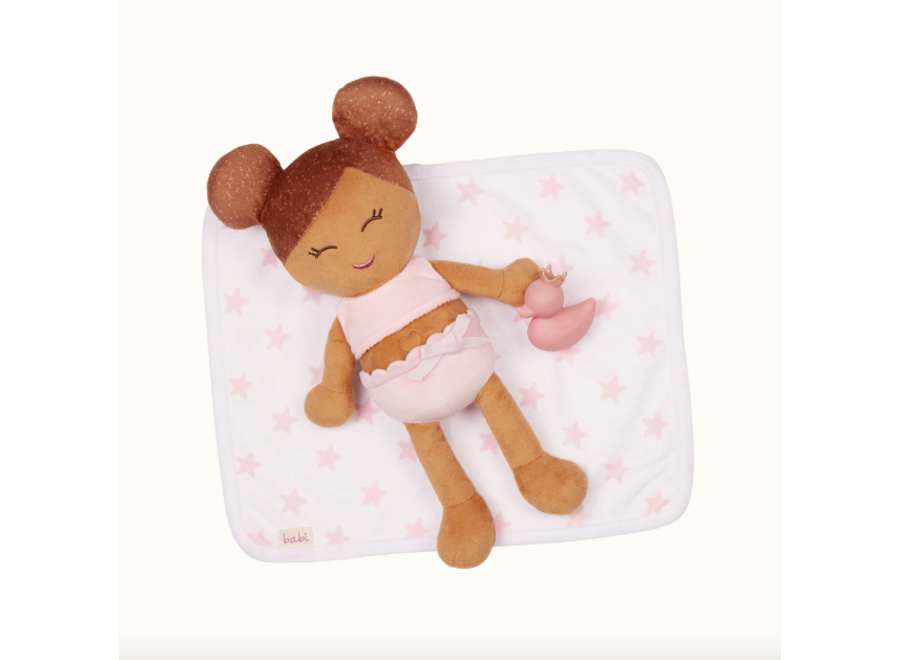 LullaBaby  - Plush Girl Bath Doll & Accessory