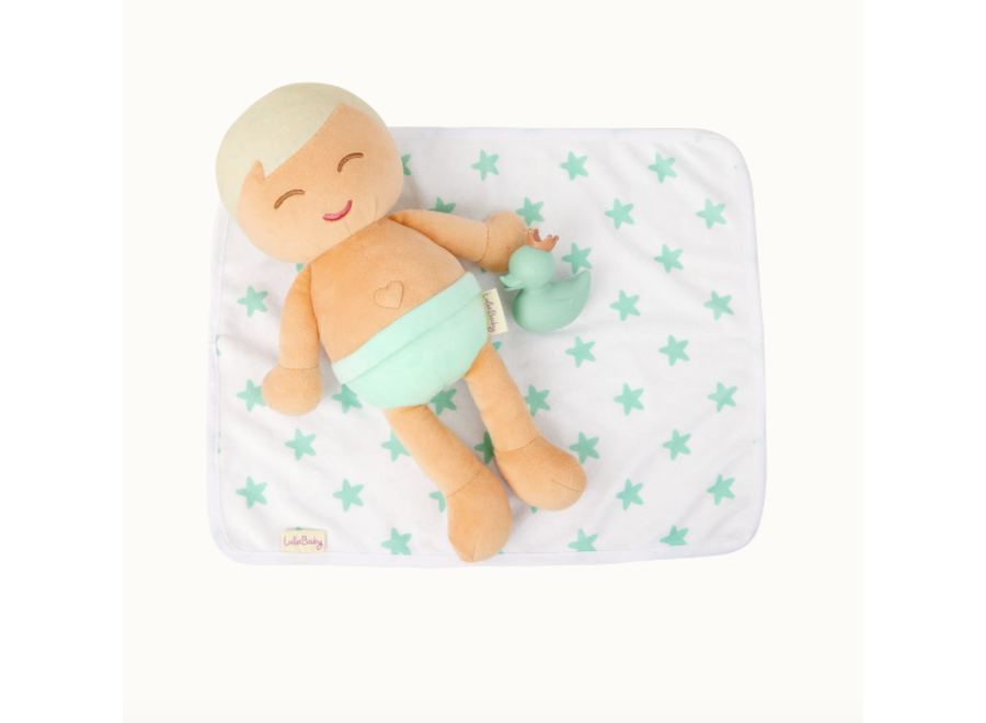 LullaBaby - Plush Boy Bath Doll & Accessory