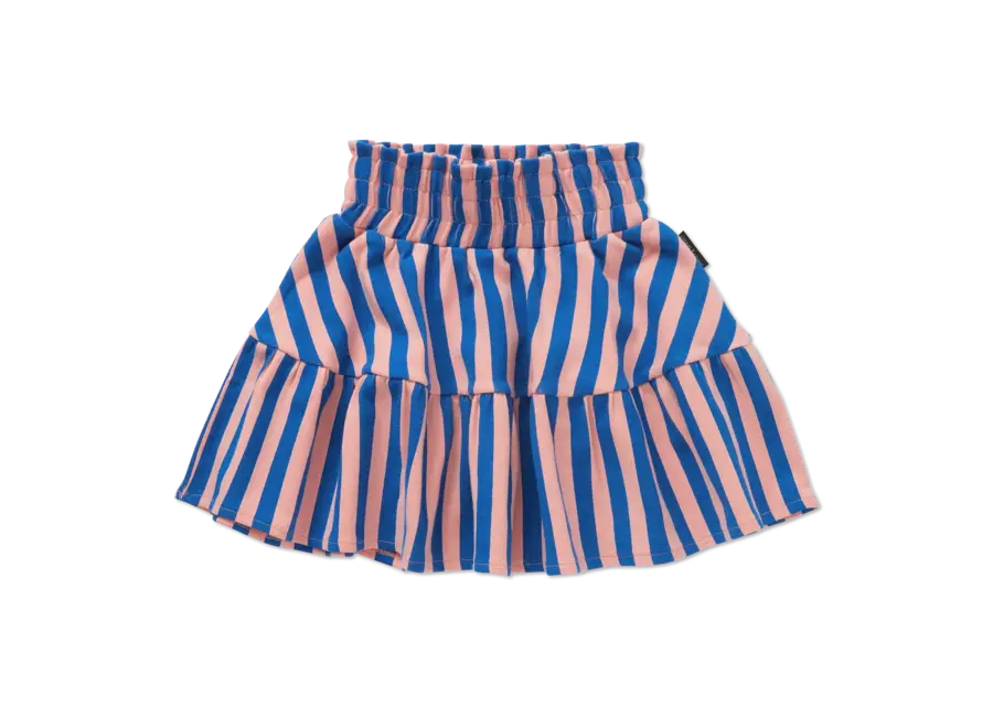 Smock skirt stripes - Blue print