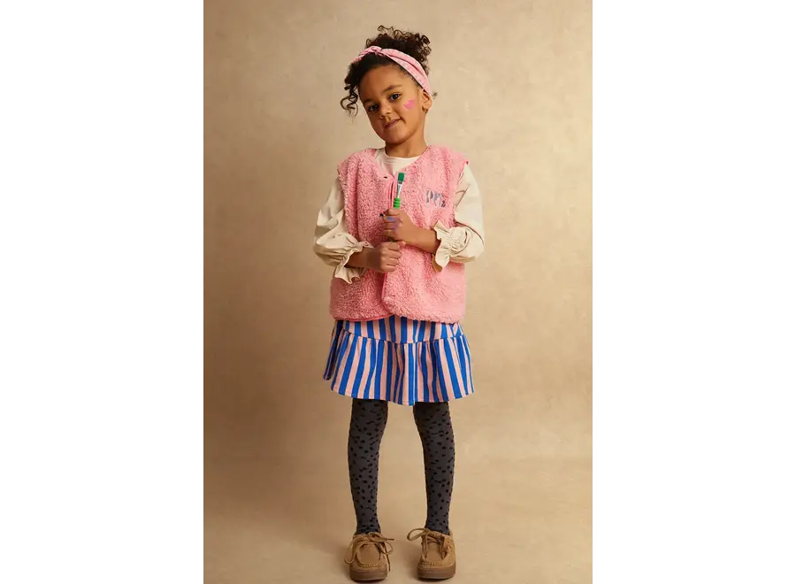Smock skirt stripes - Blue print