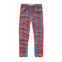 Winter legging - Blue/ Vivid red stripe