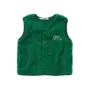 Loose teddy gilet - Deep green