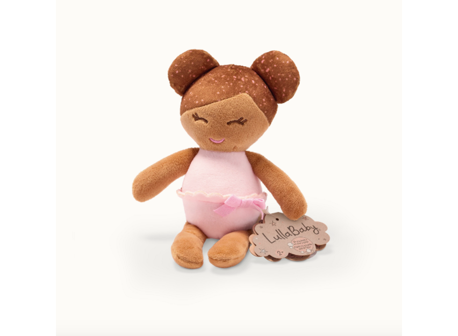 LullaBaby -  Small Plush Bath Brown Hair Girl Doll