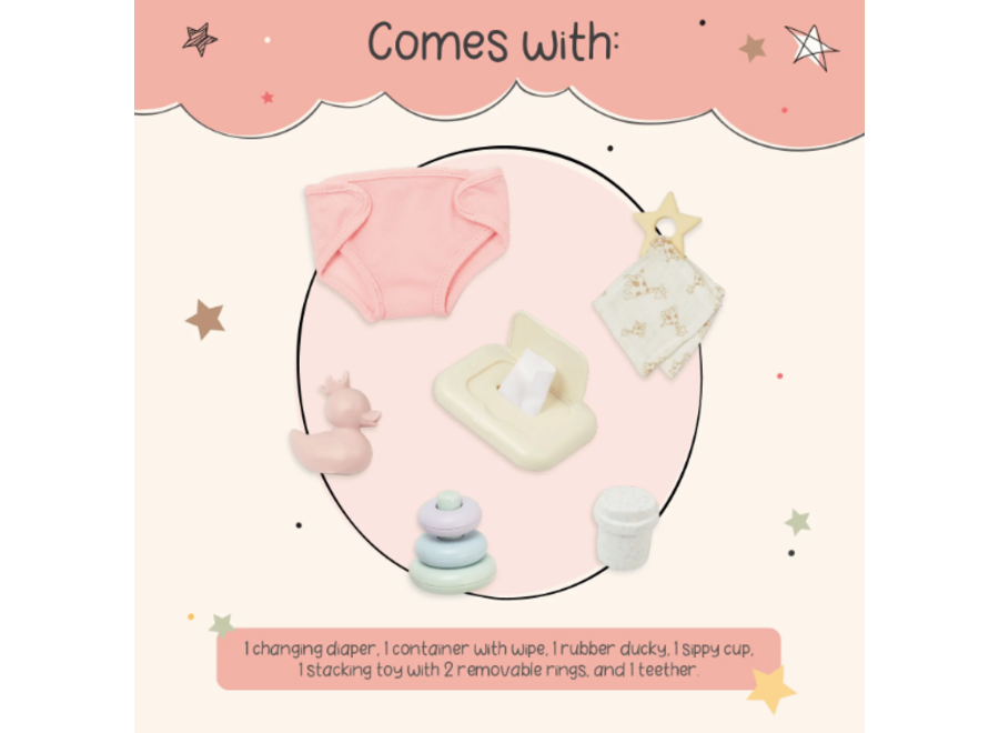 LullaBaby - New Born Essentials Accessory Set