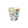 Melamine cup - Blue - ABC print