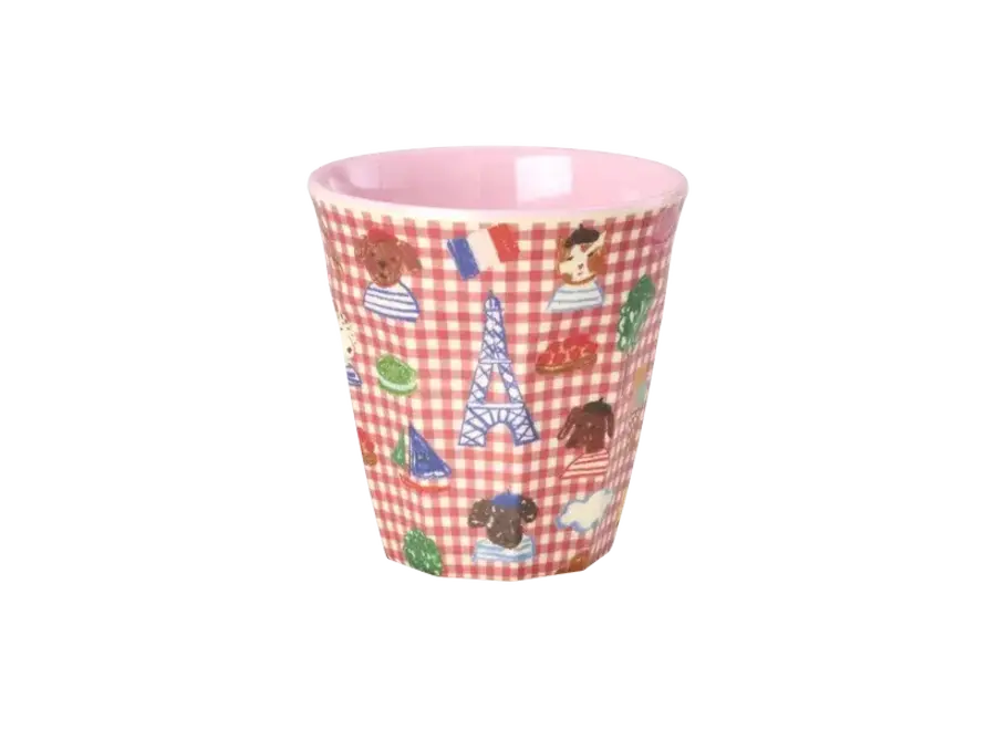 Melamine cup - Red - Paris