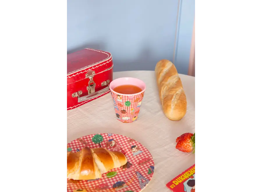 Melamine cup - Red - Paris