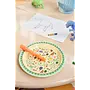 Kids plate - Mint - Fun fair print