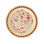 Kids plate - Pink - Fun fair print