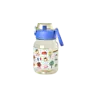 Tritan drinkfles - Soft blue- Paris print